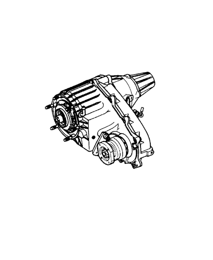 2023 Jeep Grand Wagoneer Transfer Case Np241 Diagram for R2111013AD