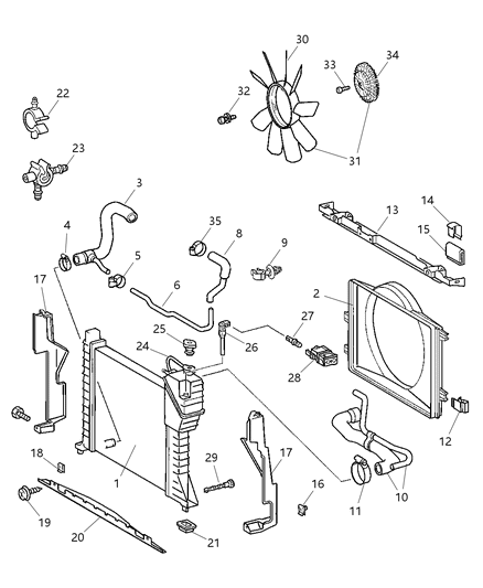 2004 Dodge Sprinter 2500 Screw Hitch Ball Diagram for 5104618AA