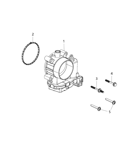 2008 Jeep Commander Bolt Torx Diagram for 6512554AA