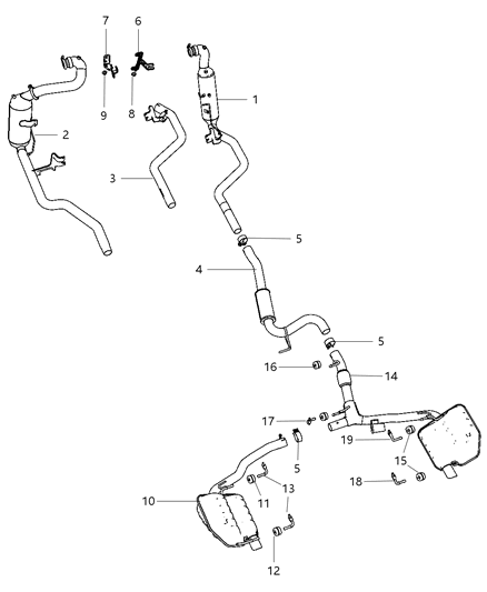 2002 Dodge Ram 2500 Nut And Washer Hexagon M8X1.25 Hinge To Hood Diagram for 6104726AB