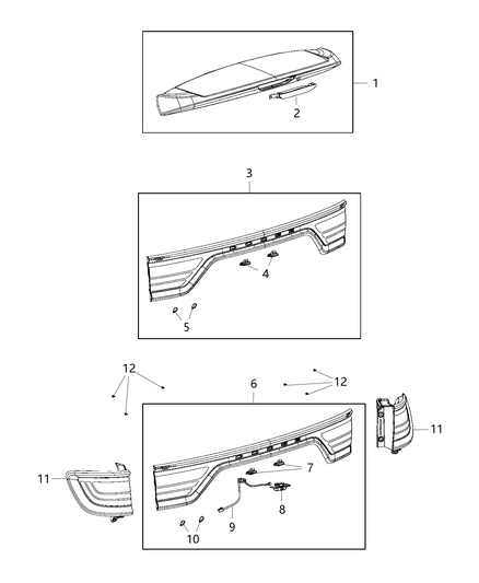 Camera Rearview Diagram for 68206872AE