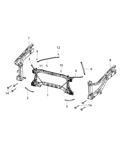 1998 Dodge Stratus Screw M8X1.25X80.0 Female To Fesm Diagram for 6513106AA