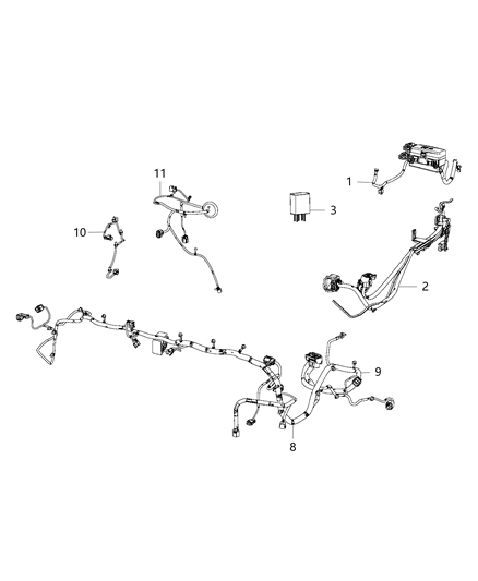 1995 Dodge Stealth Wiring Dash Left, Driver Side Diagram for 52112140AB