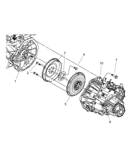2020 Dodge Durango Plate Clutch Pressure Diagram for 4668725AE