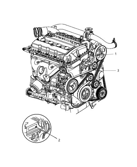 Engine Long Block Diagram for R8258727AB