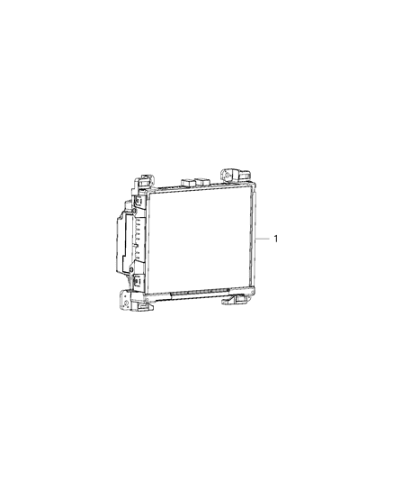 2020 Chrysler 300 Radio Multi Media Diagram for 68461742AD