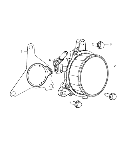 Screw Pan Head M8X1.25X25 Diagram for 6509659AA