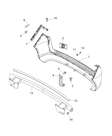 1986 Jeep Comanche Cover Tow Hook Diagram for 6EF56TZZAA