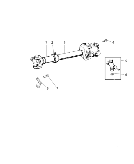 Bolt .312-24X1.170 Diagram for 6036147AA
