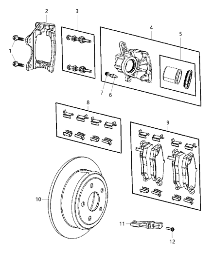 2024 Jeep Grand Wagoneer L Sensor Wheel Speed Diagram for 52125003AB