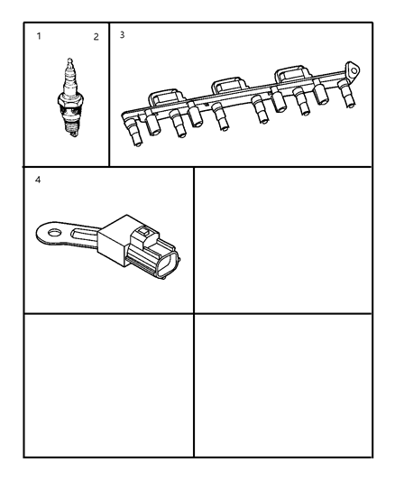 2004 Jeep Liberty Cable Ignition Diagram for 56044075AC
