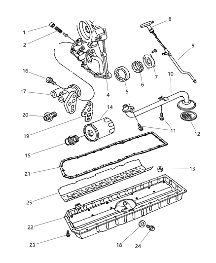 2020 Jeep Renegade Plug Oil Drain Diagram for 4763739