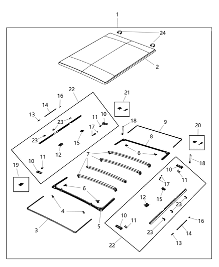 Strap Retaining Diagram for 68229442AB