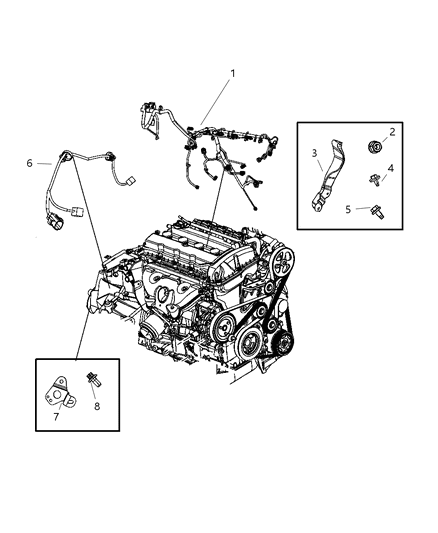 Bracket Wiring Diagram for 4795876AB