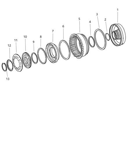 2023 Ram ProMaster 2500 Ring Assembly Piston Guide Diagram for 52108351AA