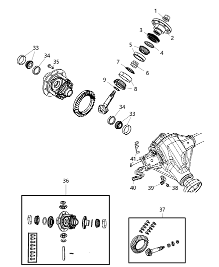 1984 Jeep J20 Bolt Kit Diagram for 68003554AA