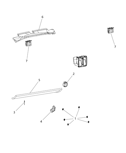 Plug Instrument Panel Diagram for 5VJ45DX9AB