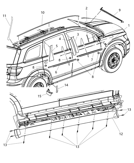 Cladding Sill Diagram for 5178149AD