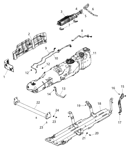 Detector Evaporative System Integrity Module Diagram for 4861959AC