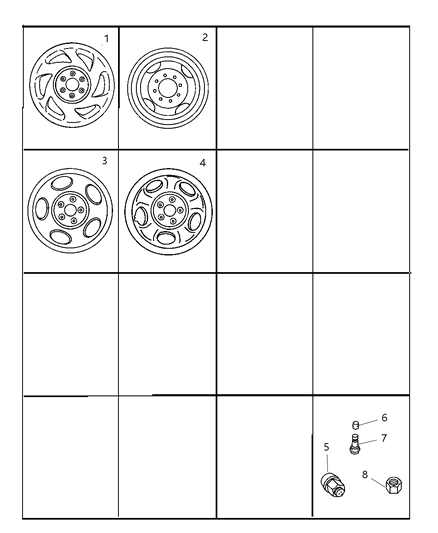 Stem Wheel Valve Diagram for 52057949AB