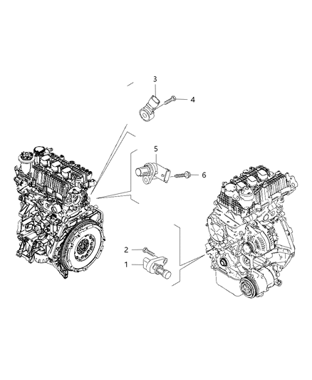 2006 Jeep Commander Sensor Vehicle Speed Diagram for 68440225AA