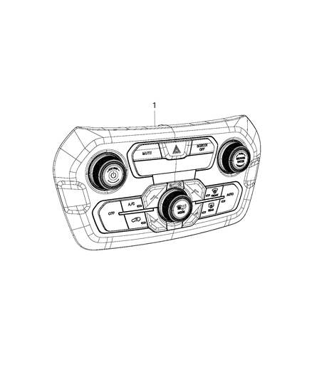 Control A/C And Heater Diagram for 6RG95LXHAA