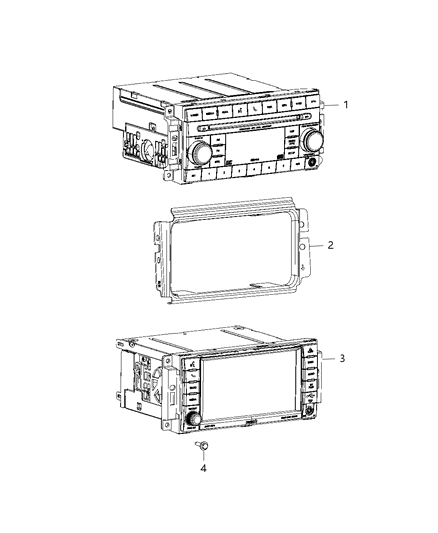 Radio Multi Media Diagram for 5064949AJ