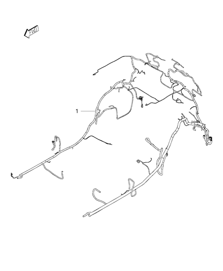 1998 Chrysler Sebring Wiring Rear Fascia Diagram for 68255502AA