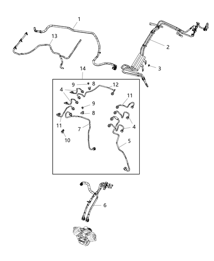 Tube Vent Diagram for 68297725AC