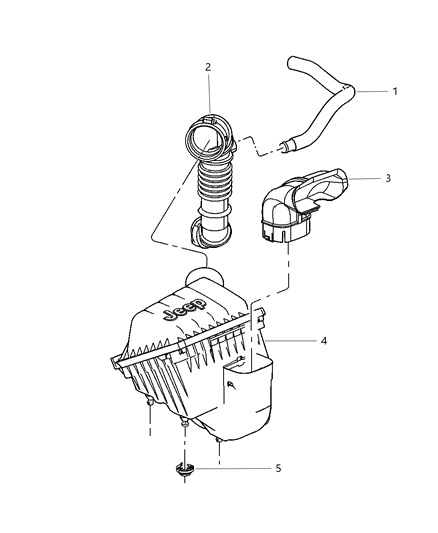 Hose Oil Separator Diagram for 53013094AC