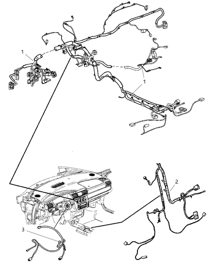 2007 Chrysler Sebring Wiring Console Diagram for 4795721AC