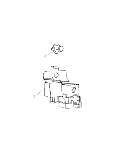 1990 Dodge D250 Relay Diagram for 68048069AB