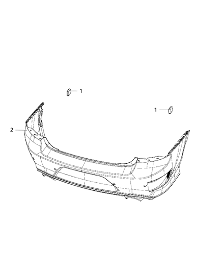 1986 Dodge Ram 50 Module Blind Spot Detection Diagram for 4672794AC