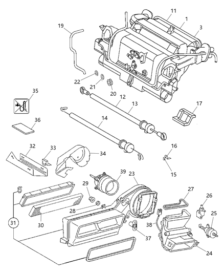 2025 Ram ProMaster 2500 Sensor Temperature Diagram for 5103937AA