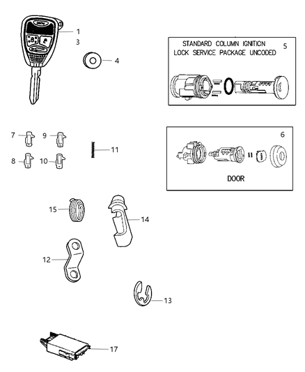 Receiver Diagram for 5026118AC