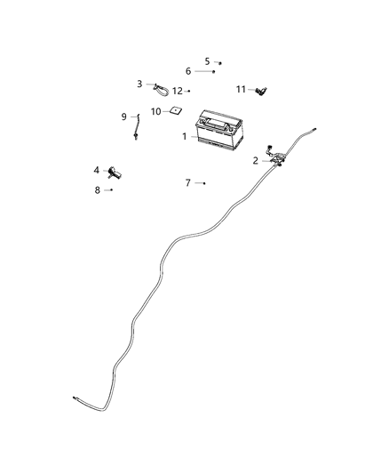 Battery Storage Diagram for BB94R750AA
