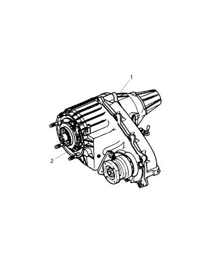 Transfer Case Diagram for R2853301AC