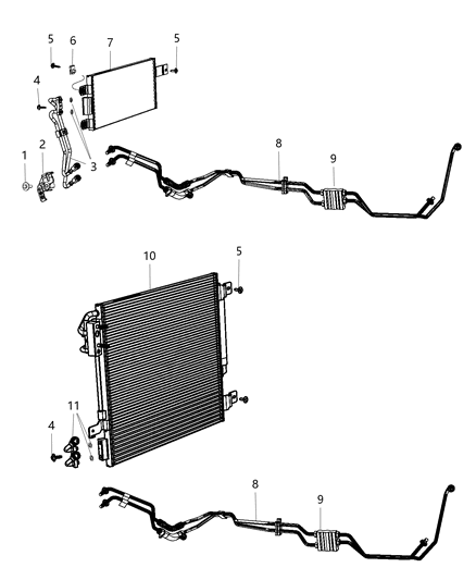 1987 Jeep J20 Bracket Transmission Line Diagram for 68324058AA