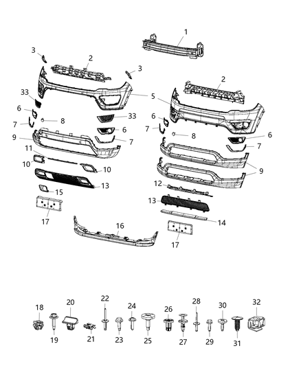 Applique Fascia Diagram for 5YH40MA7AB