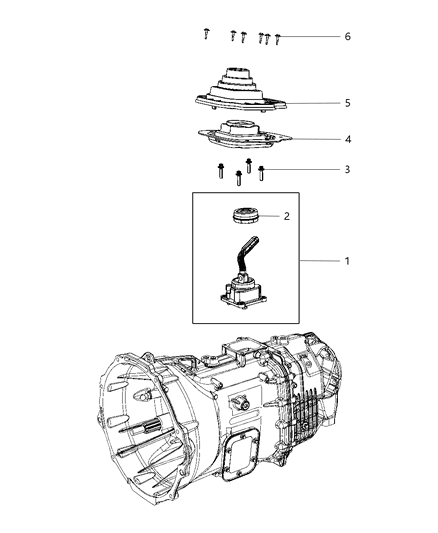1991 Jeep Cherokee Bolt Hexagon Flange Head .190-16X1.00 Diagram for 6036727AA