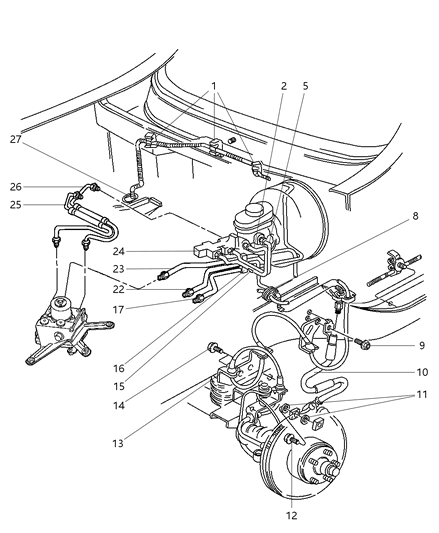 2017 Jeep Grand Cherokee Valve Assembly, Combination (Combo) Diagram for 52009061