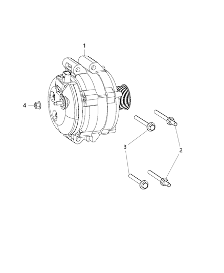 Generator Engine Diagram for 56029696AA
