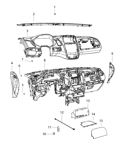 1988 Dodge Ram 50 Wiring Jumper Instrument Panel USB Diagram for 68067998AB