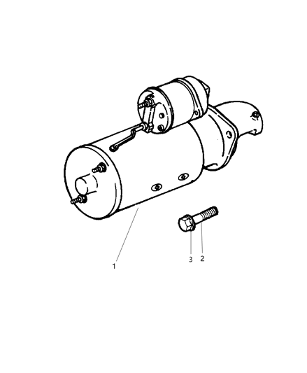 1993 Chrysler Concorde Screw Diagram for 5018174AA