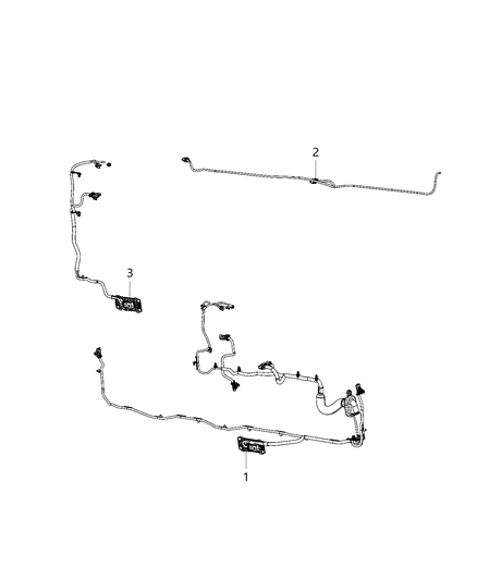 1993 Dodge Ramcharger Wiring Jumper Rear Camera Diagram for 68467816AA