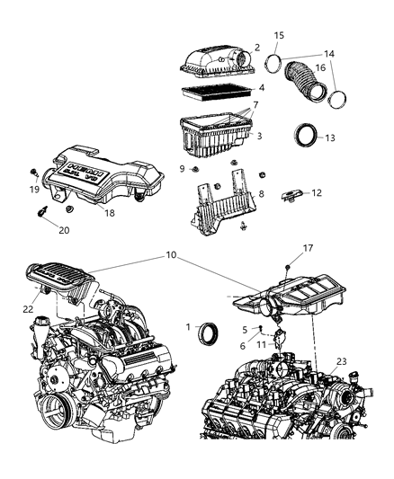 Screw Hexagon Flange Head Diagram for 6506686AA