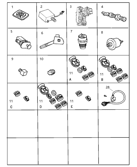 Wiring Repair Package Fog Lamp Diagram for 5066442AA