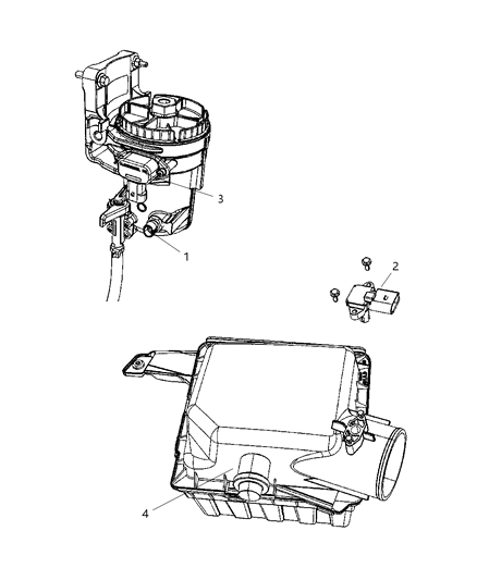 Sensor Map Diagram for 53034091AA