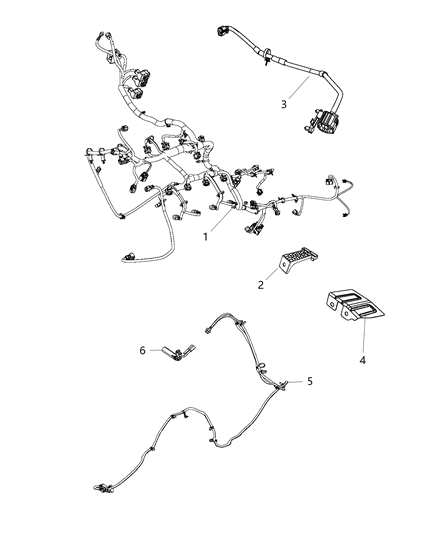 2008 Dodge Sprinter 3500 Wiring Jumper Variable Timing Solenoid Diagram for 4801784AE