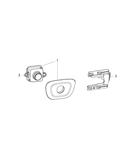Camera Assembly With Bezel Diagram for 1YR54HT6AI